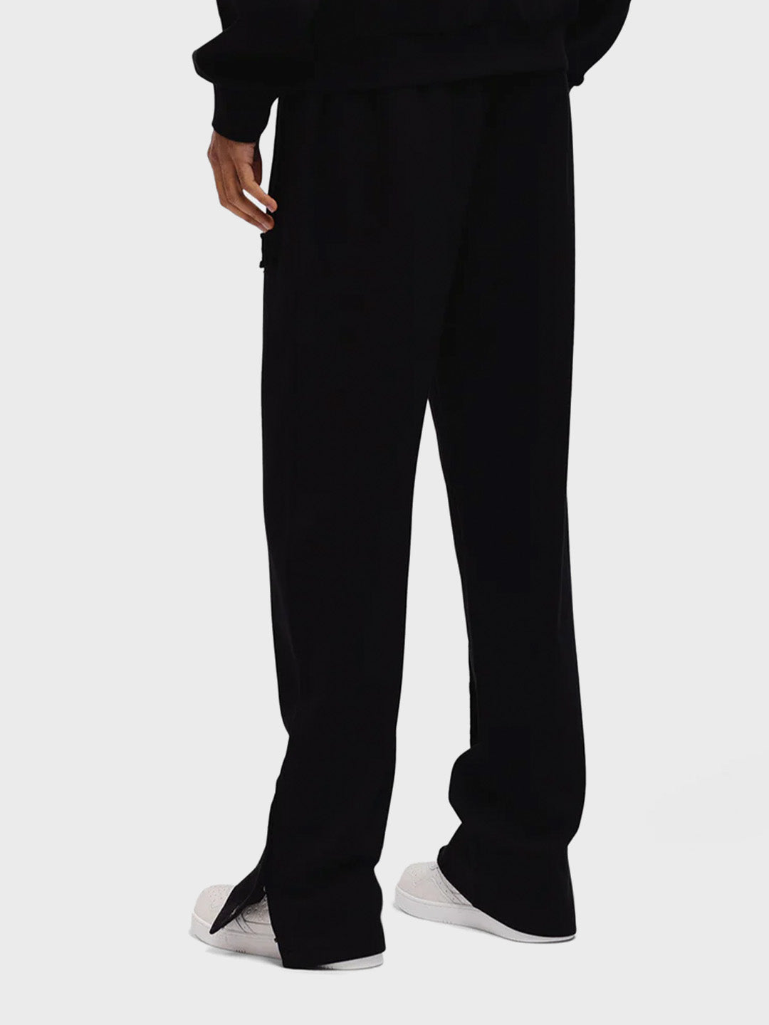 rivero track pants black - reloadstore