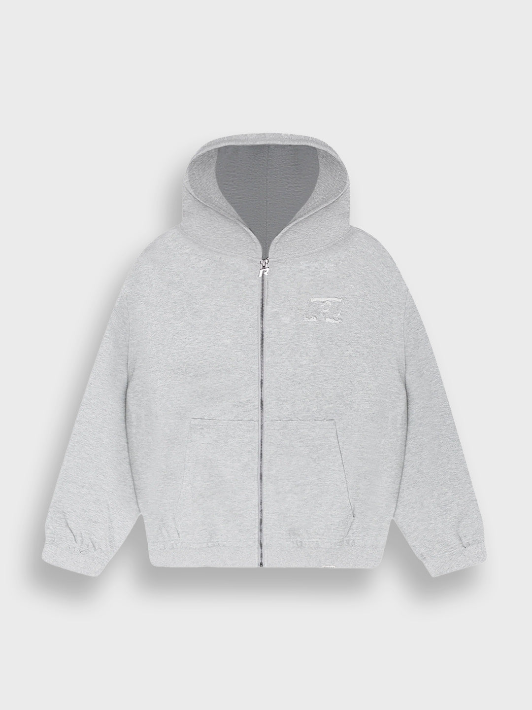 Rivero Urban Zip Hoodie Grey – voorkant