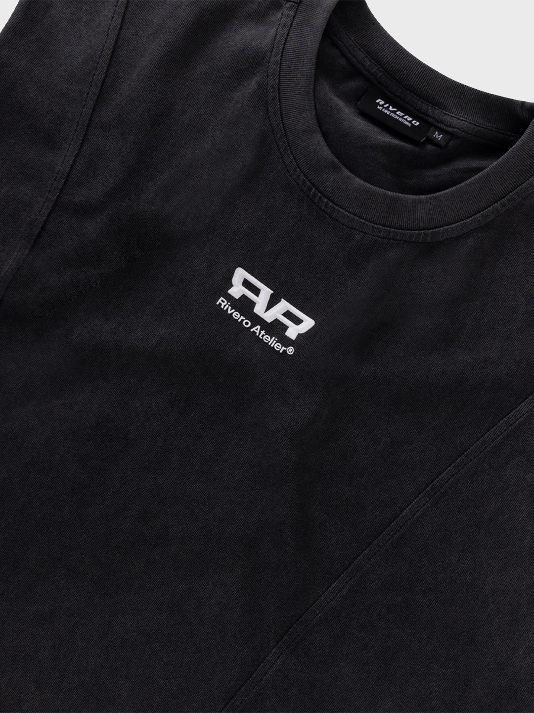 Rivero Washed Sleeveless T-Shirt | Black