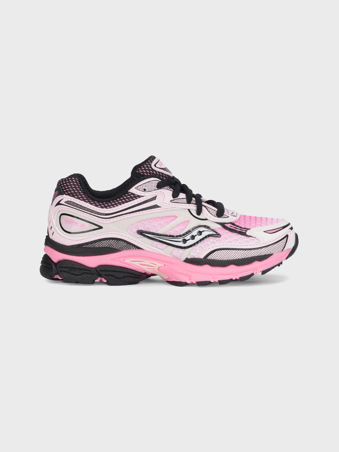 Saucony Omni 9 KDZ Kinderschoenen Black/Salmon - zijkant