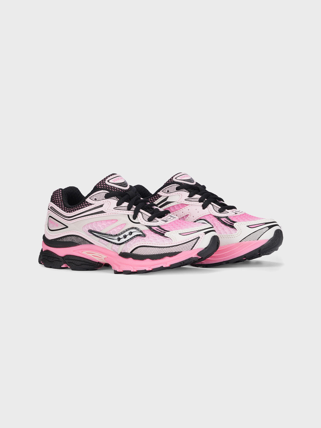 Saucony Omni 9 KDZ Kinderschoenen Black/Salmon - voorkant