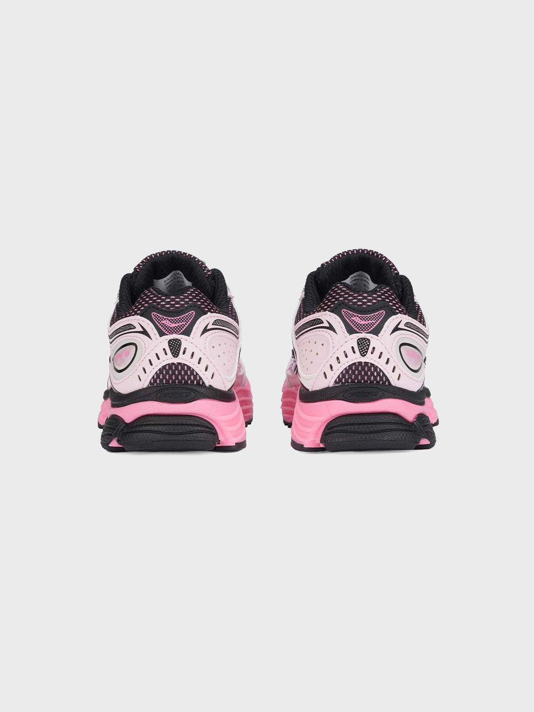 Saucony Omni 9 KDZ Kinderschoenen Black/Salmon - achterkant