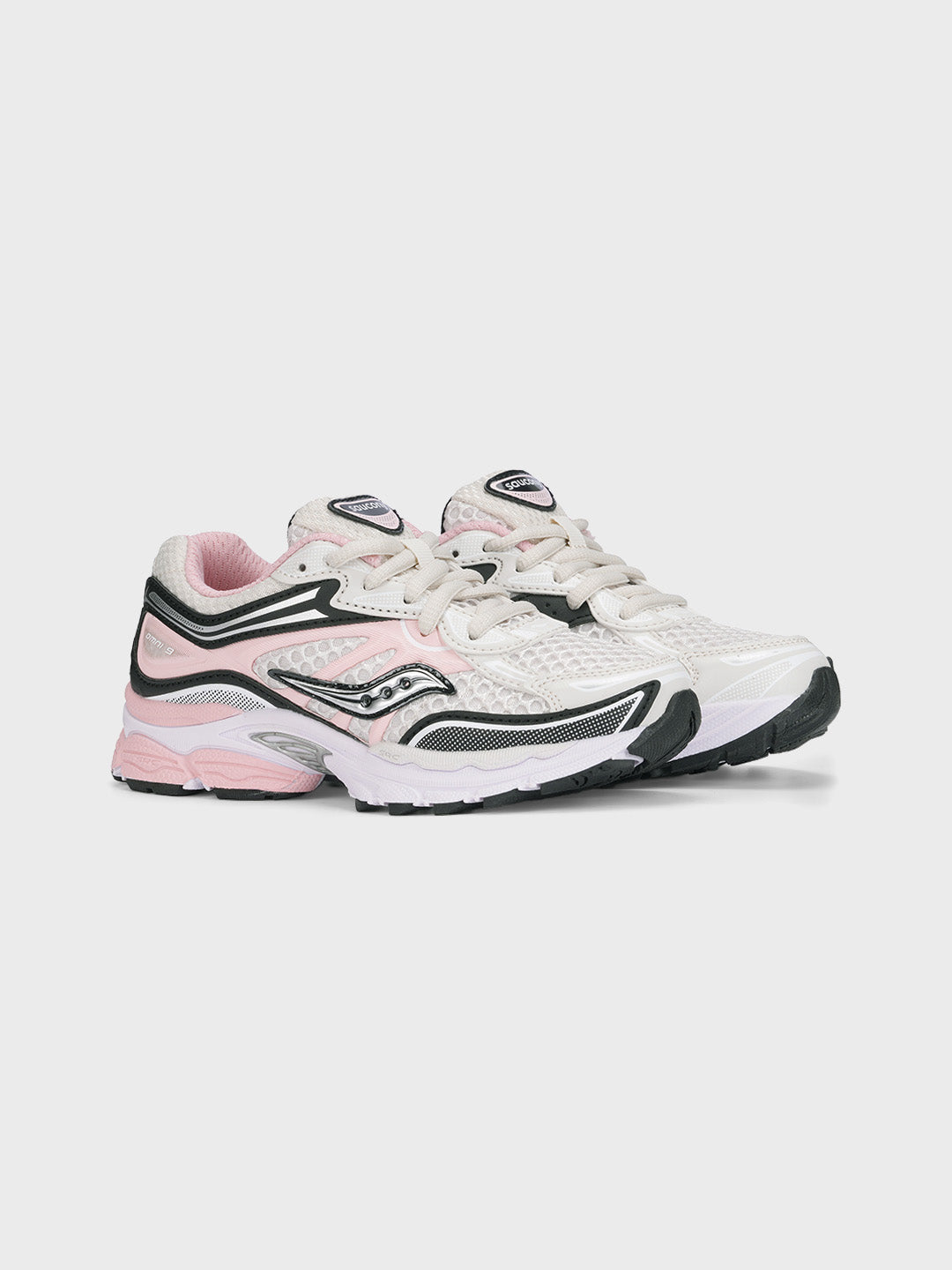Saucony Omni 9 KDZ Kinderschoenen Ivory/Pink - voorkant
