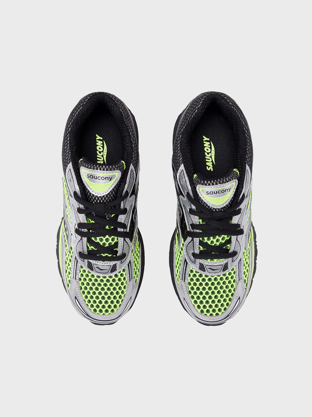 Saucony Omni 9 KDZ Kinderschoenen Lime/Black – SY226Y05 – bovenkant