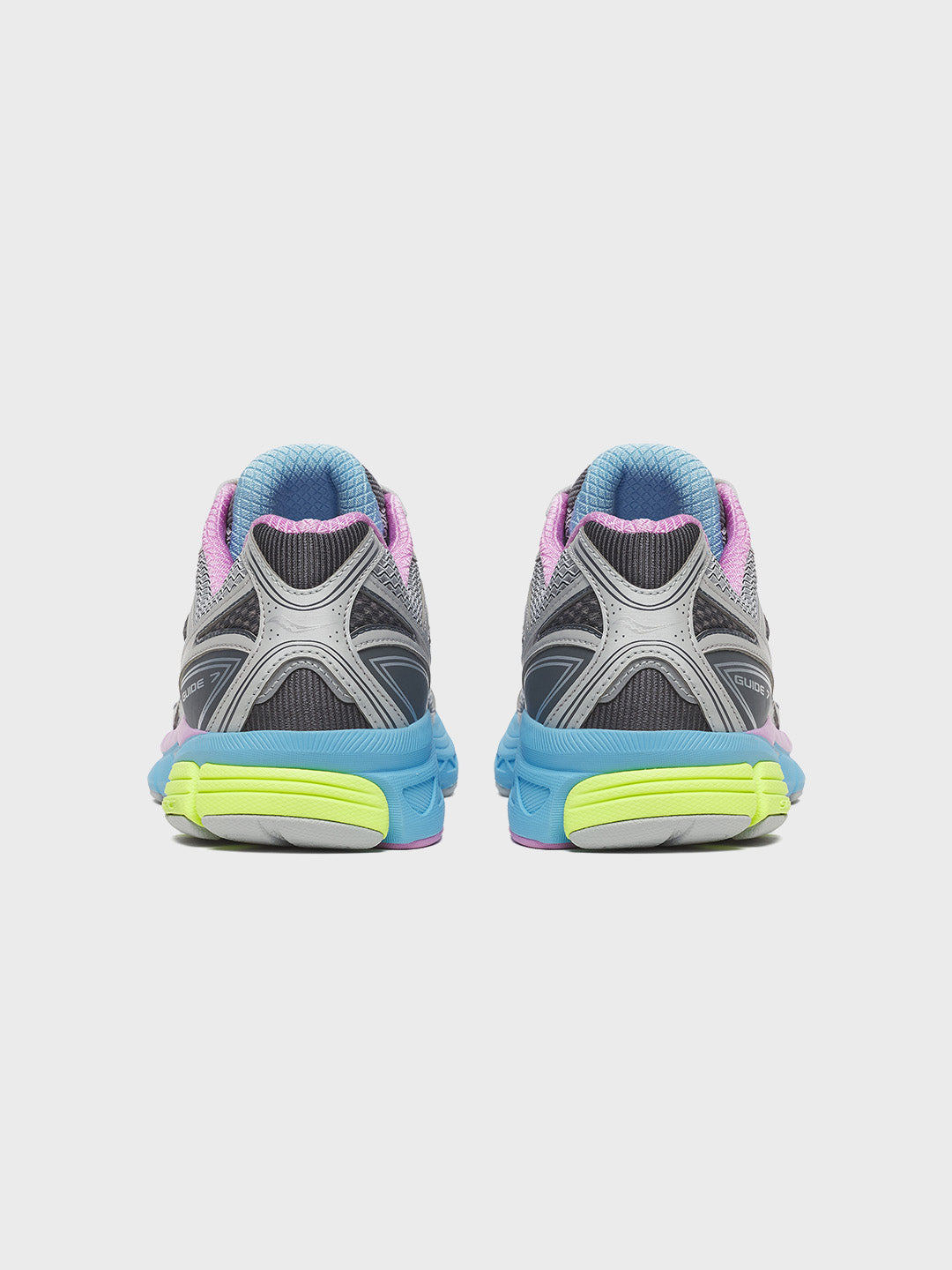 Saucony Progrid Guide 7 Sneakers Grey/Aqua - achterkant