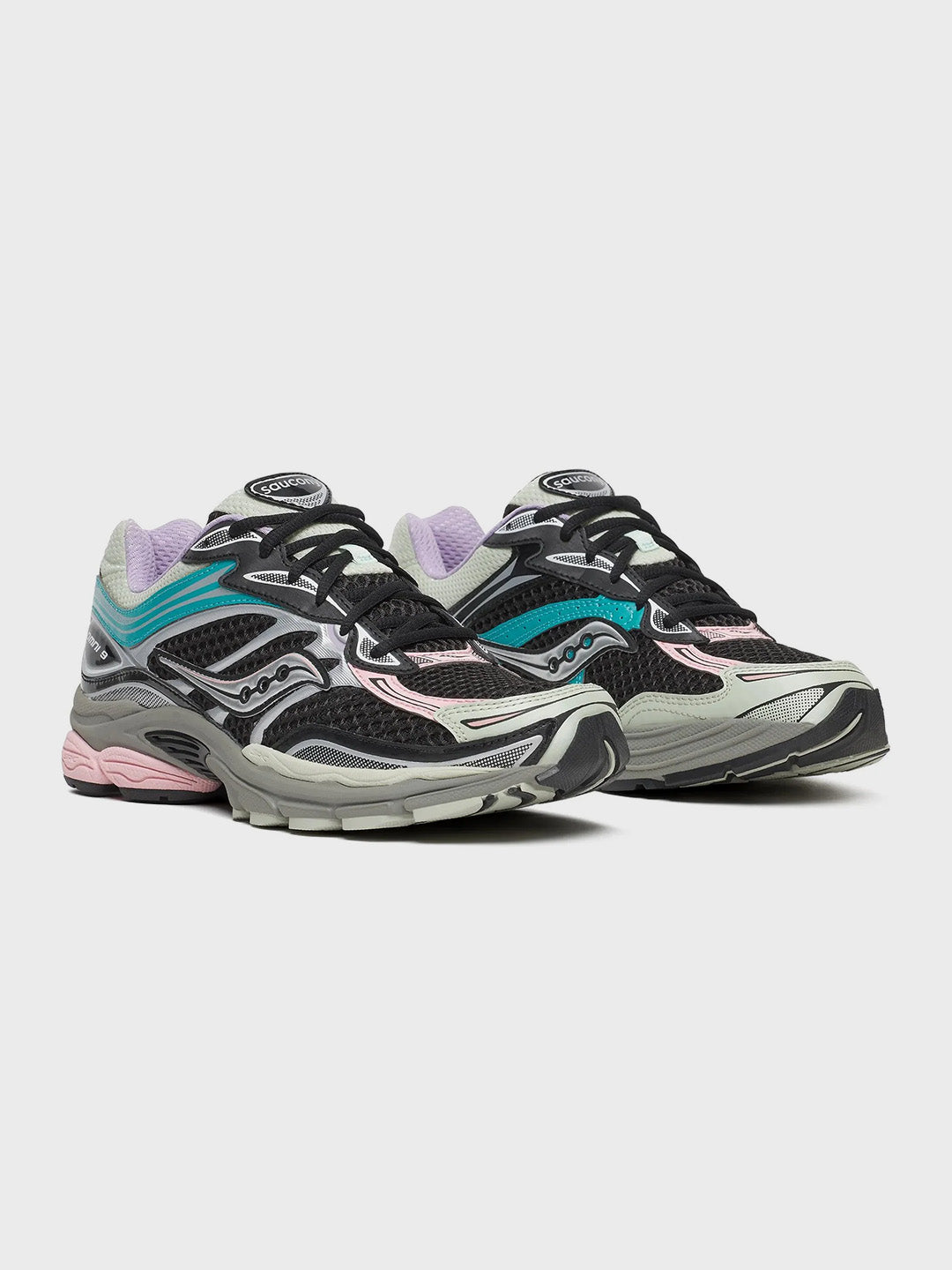 Saucony ProGrid Omni 9 sneakers Black/Multi – S101245-1029 – voorkant