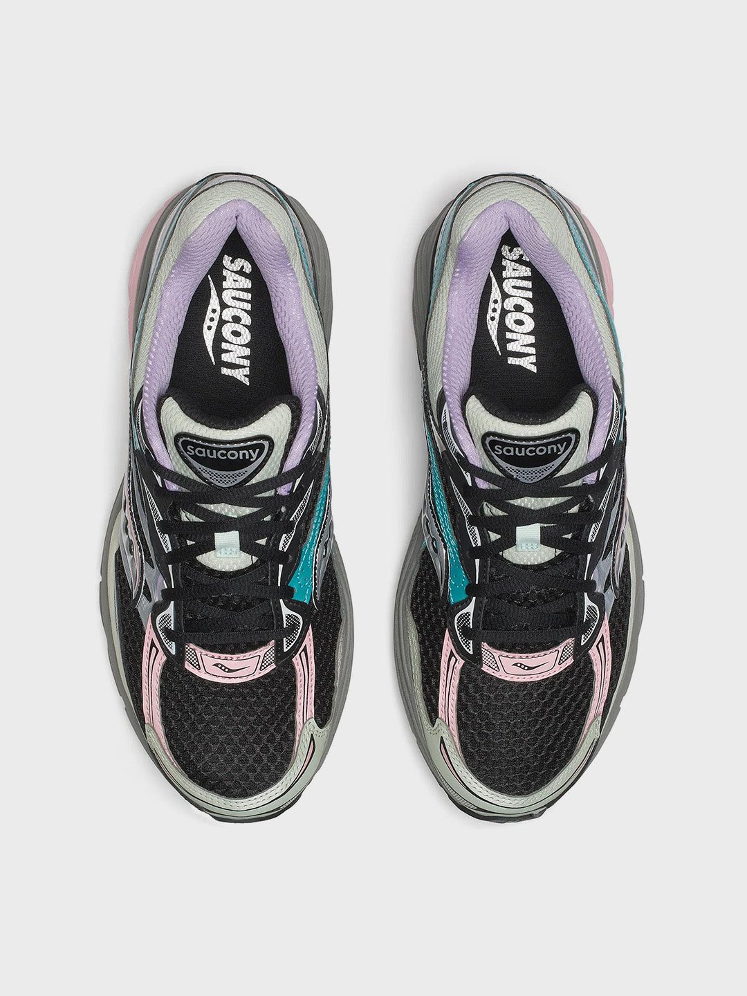 Saucony ProGrid Omni 9 sneakers Black/Multi – S101245-1029 – bovenkant