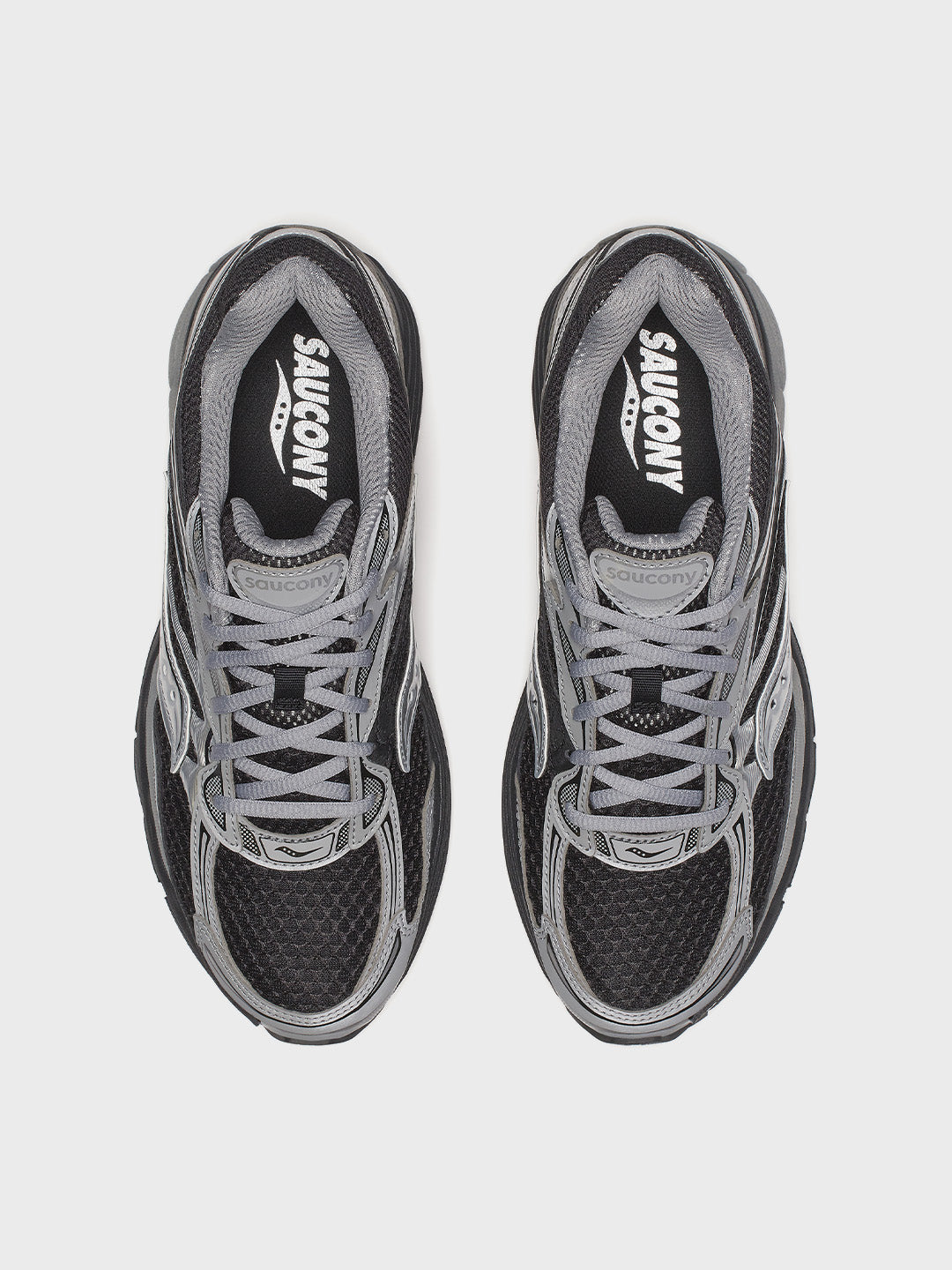 Bovenkant Saucony ProGrid Omni 9 Sneakers Black/Silver