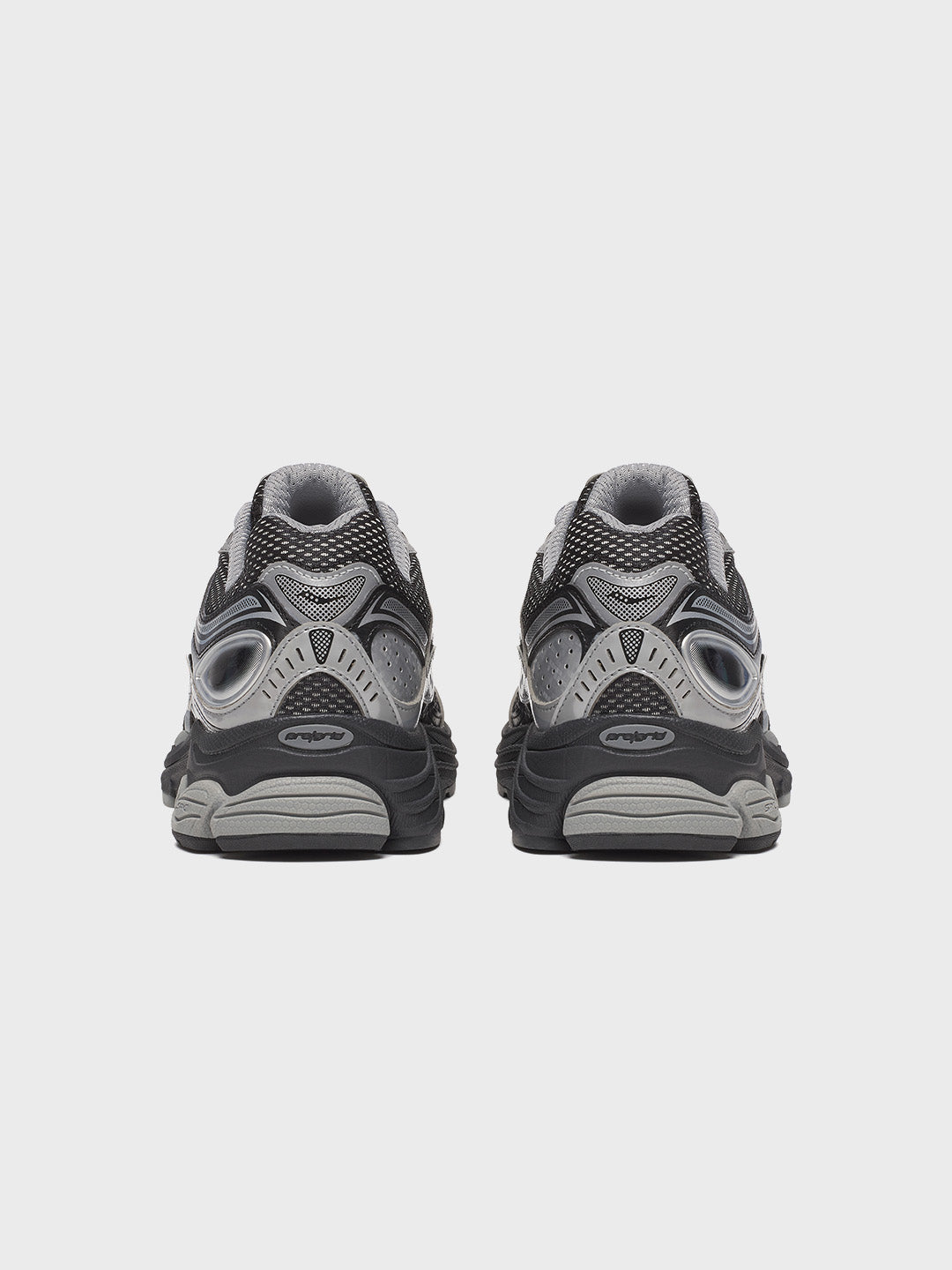 Achterkant Saucony ProGrid Omni 9 Sneakers Black/Silver