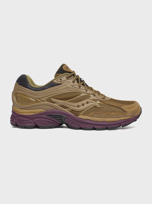 Saucony Progrid Omni 9 Armor Sneakers Brown/Wine zijkant