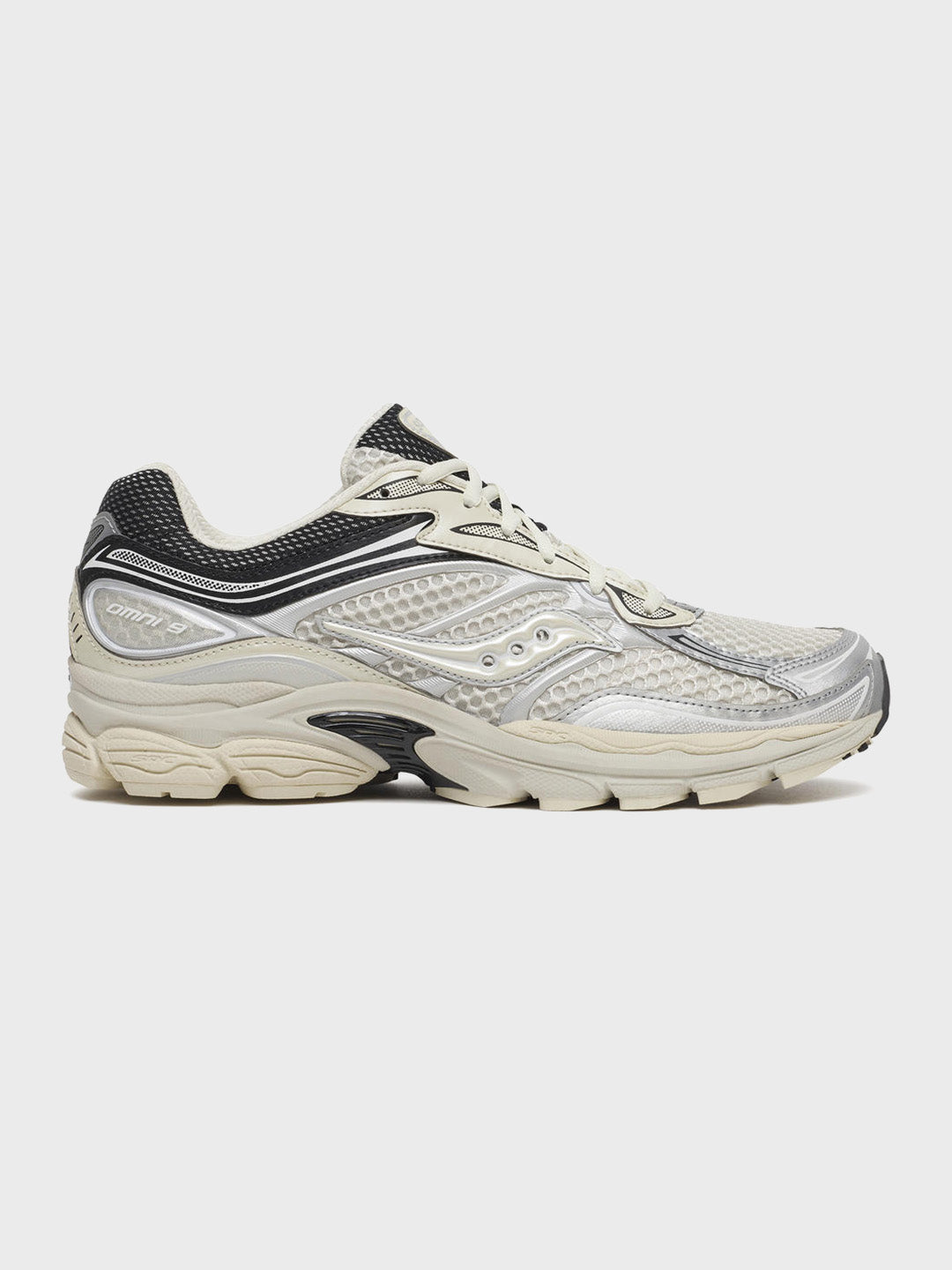 Saucony ProGrid Omni 9 Sneakers Eggshell/Quartz - S101245-1018 - zijkant