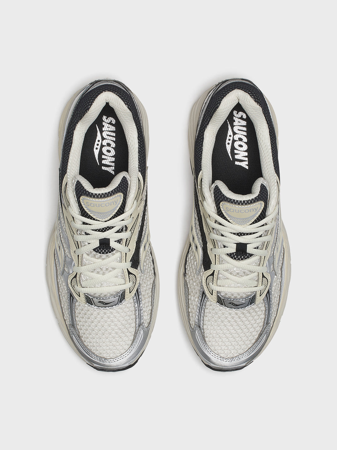 Saucony ProGrid Omni 9 Sneakers Eggshell/Quartz - S101245-1018 - bovenkant