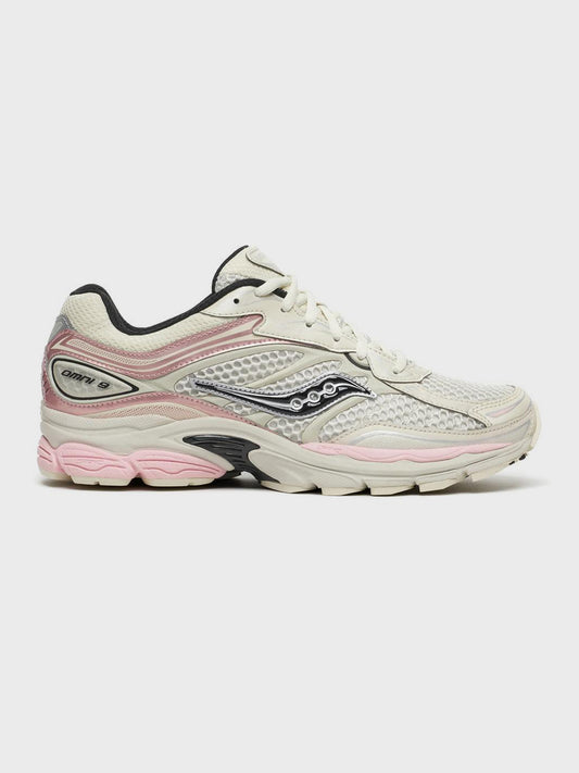 Saucony ProGrid Omni 9 Sneakers Eggshell/Touch – S101245-1032 – zijkant