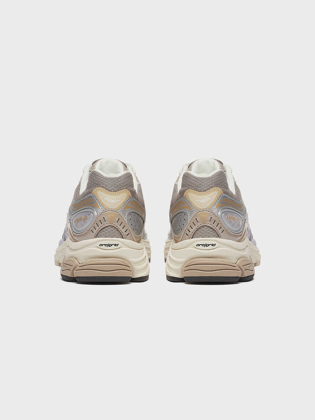 Saucony Progrid Omni 9 Grey/Lilac sneakers – achterkant
