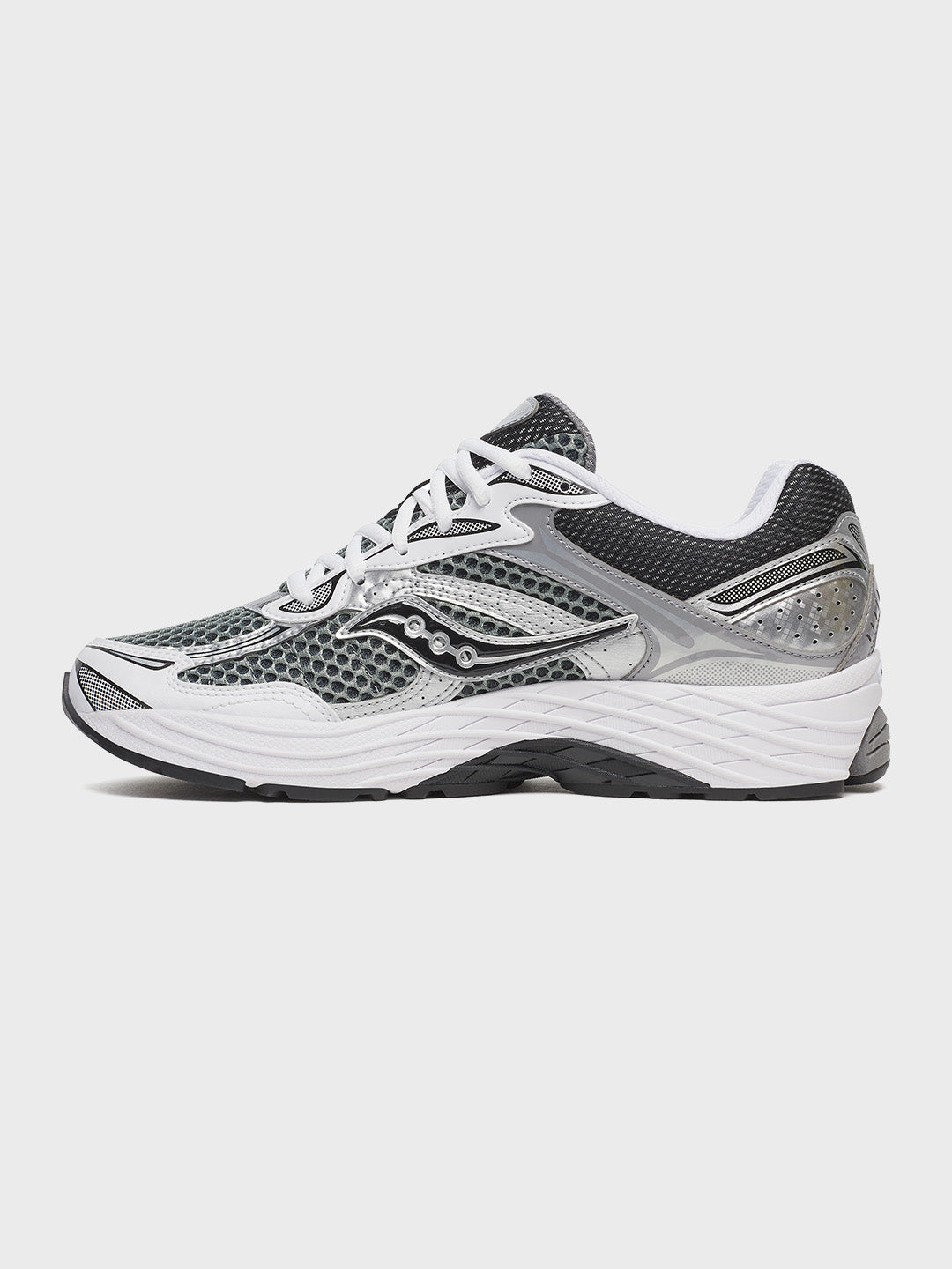 Saucony Progrid Omni 9 Sneakers Grey/Silver - binnenzijde