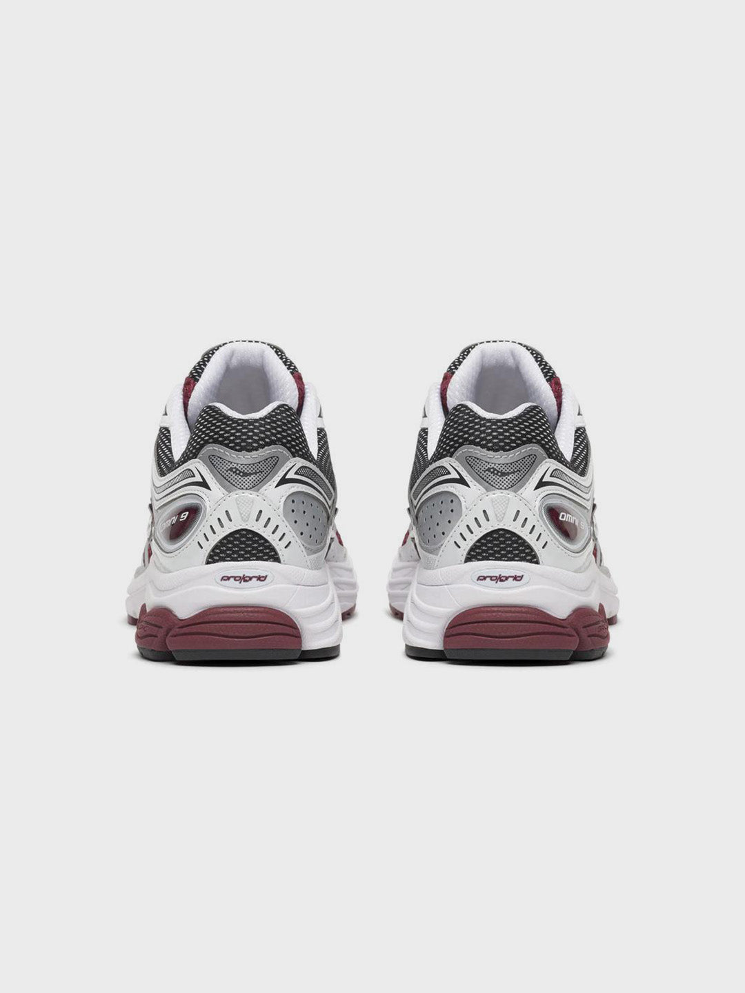 Saucony ProGrid Omni 9 Sneakers | Maroon/White
