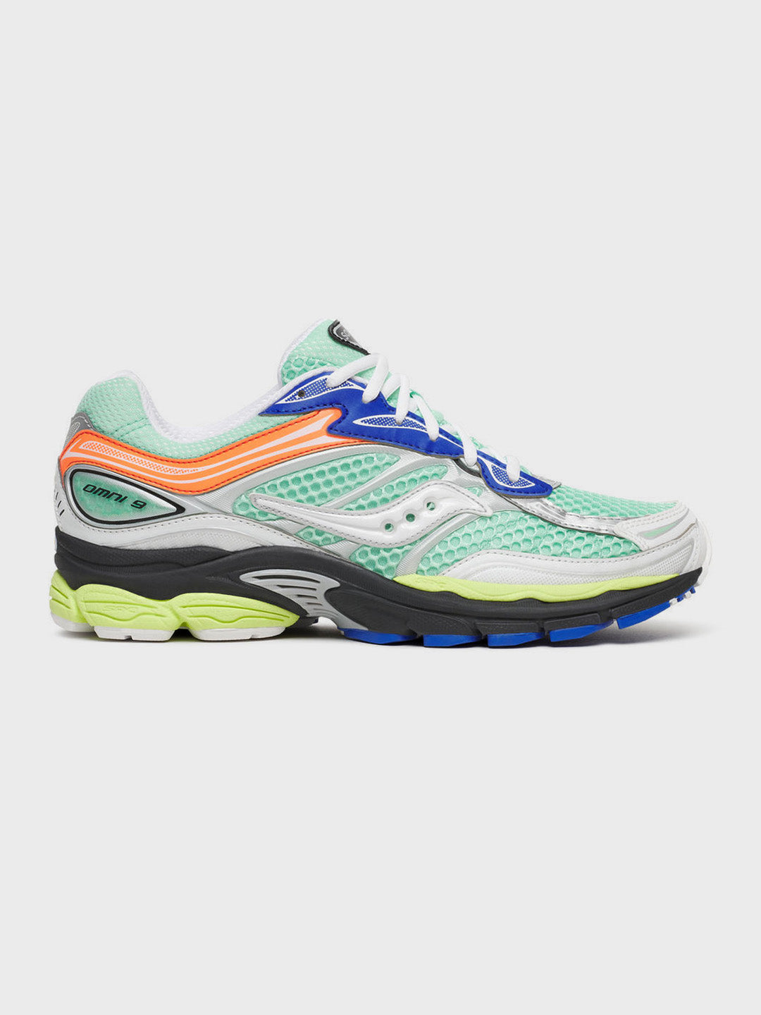 Saucony ProGrid Omni 9 Sneakers Mint/Multi - S101245-1091 - zijkant