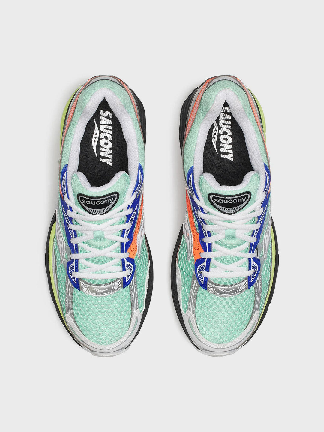 Saucony ProGrid Omni 9 Sneakers Mint/Multi - S101245-1091 - bovenkant