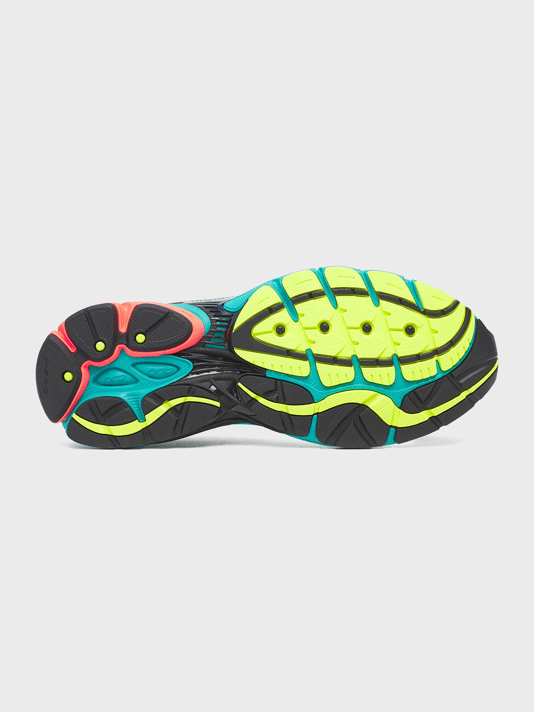 Zool met neon accenten van Saucony Progrid Omni 9 Mutant sneaker