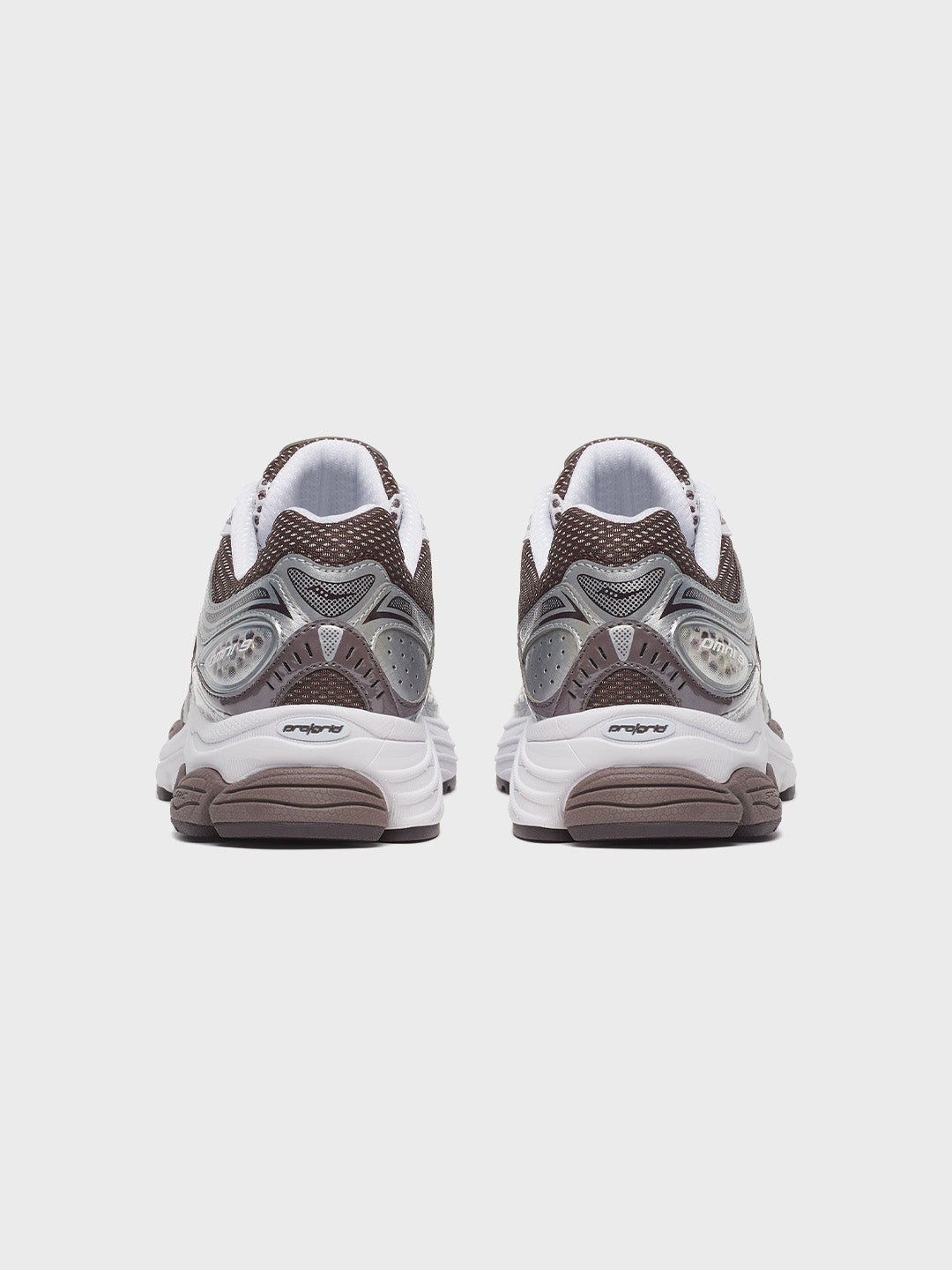 Saucony Progrid Omni 9 sneakers White Brown - achterkant