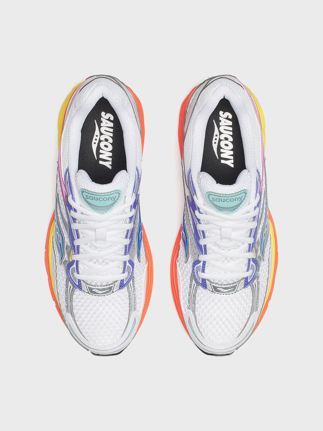 Saucony Progrid Omni 9 Sneakers White/Multi - bovenkant