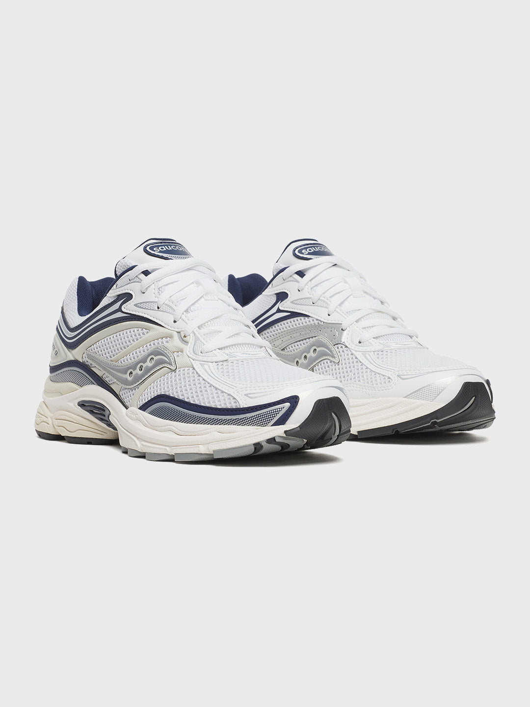 Saucony Progrid Omni 9 Sneakers White/Navy - voorkant