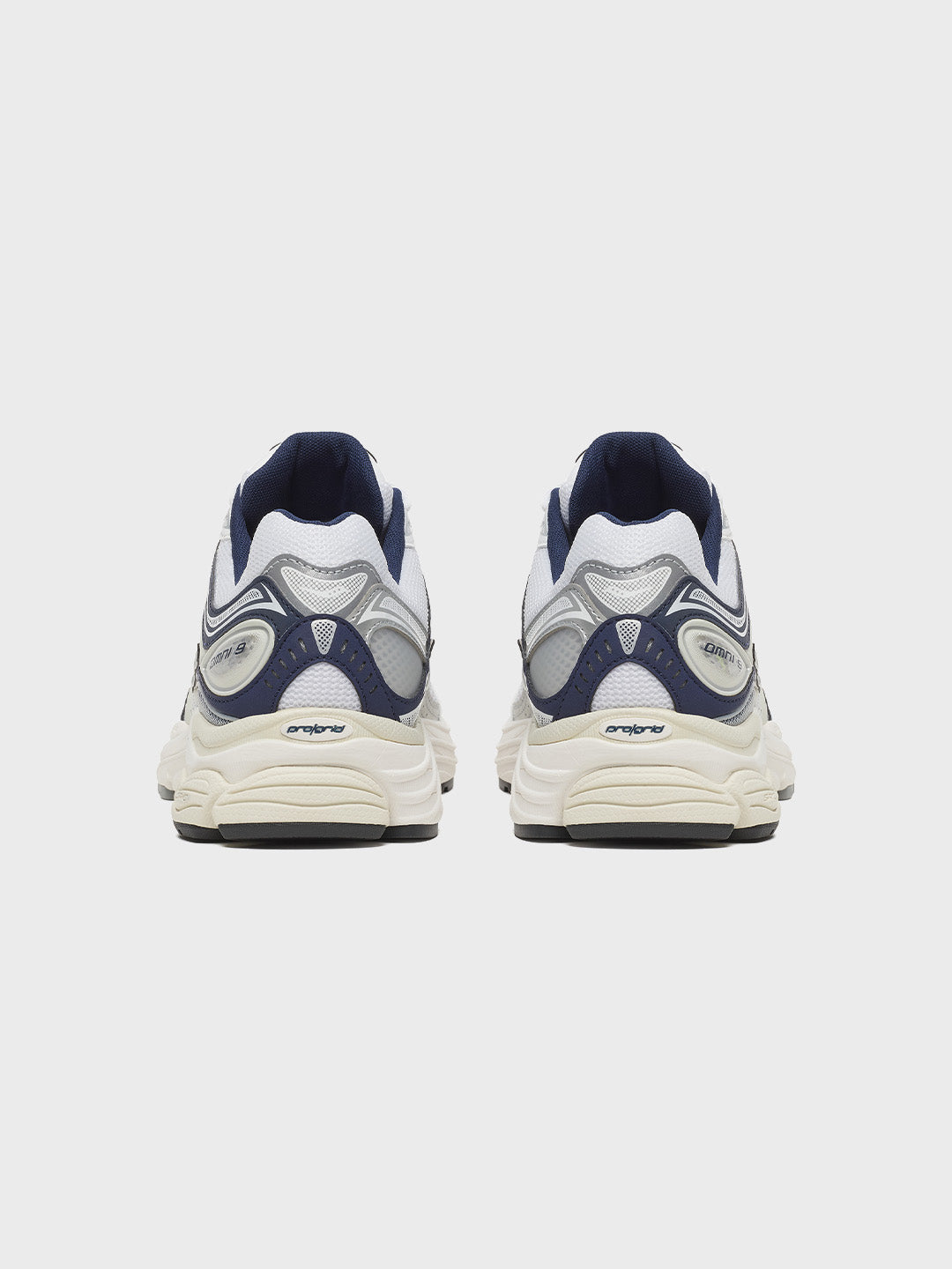 Saucony Progrid Omni 9 Sneakers White/Navy - achterkant