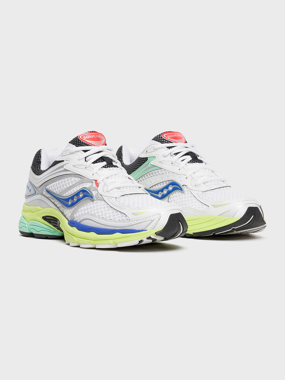 Saucony ProGrid Omni 9 Sneakers White/Tart - S101245-1013 - voorkant
