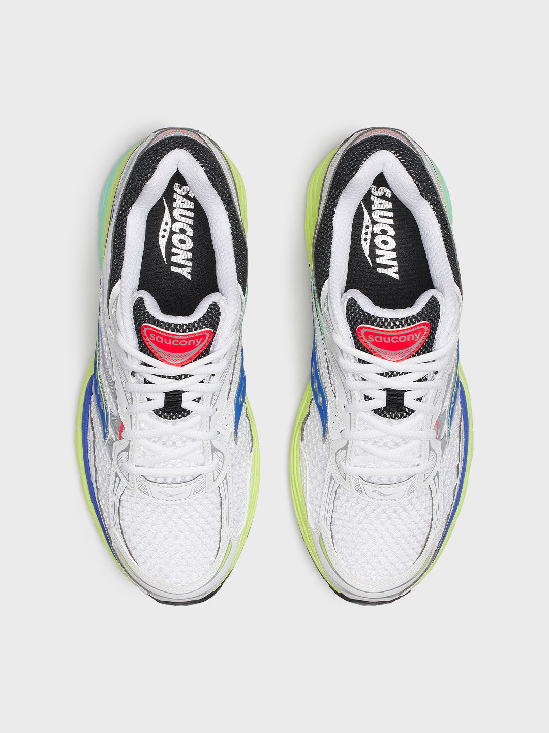 Saucony ProGrid Omni 9 Sneakers White/Tart - S101245-1013 - bovenkant