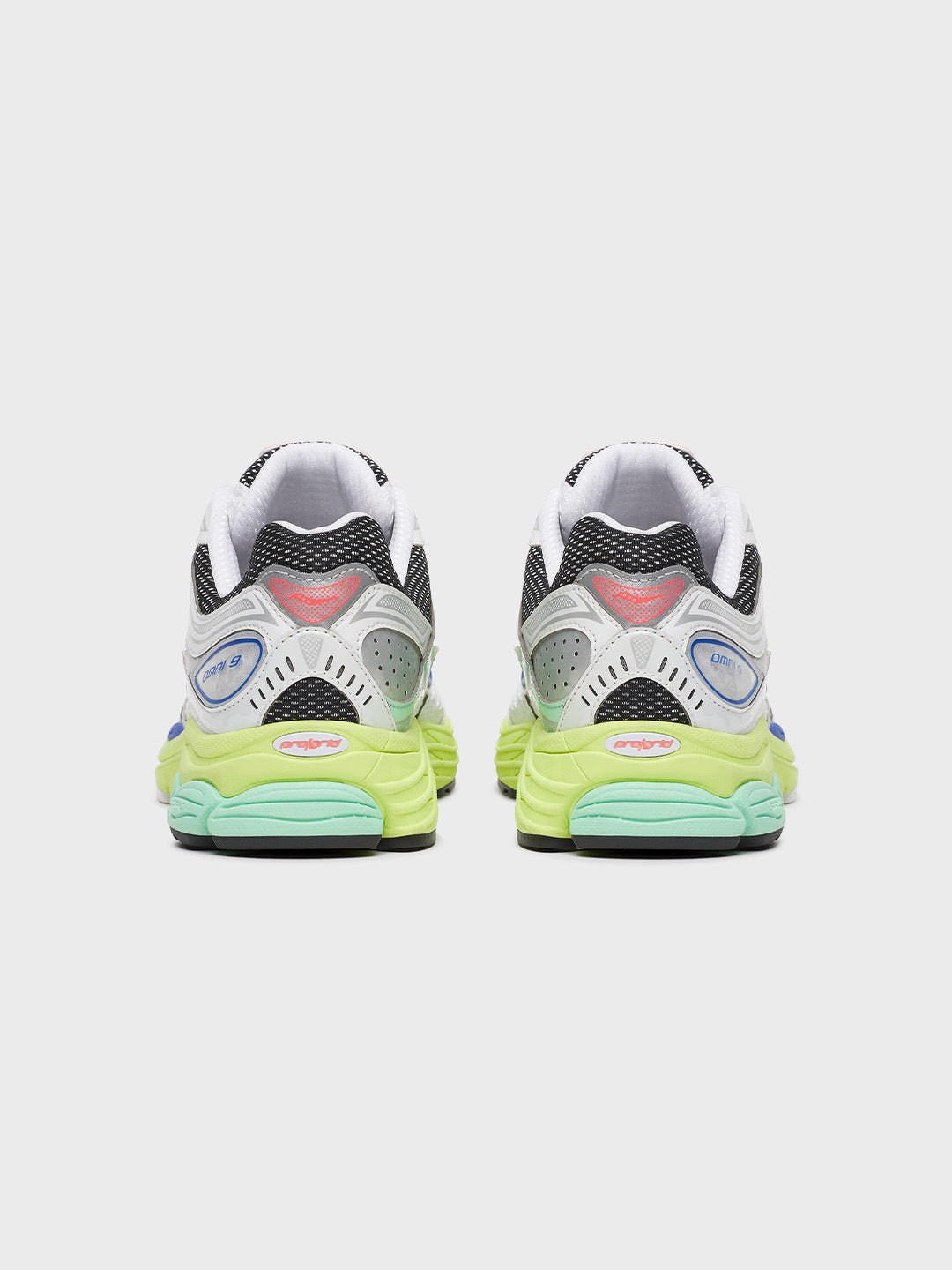 Saucony ProGrid Omni 9 Sneakers White/Tart - S101245-1013 - achterkant