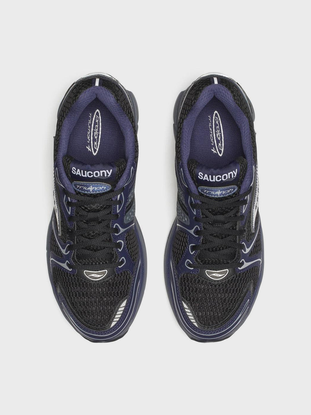 Saucony ProGrid Triumph 4 Sneakers | Black/Naval