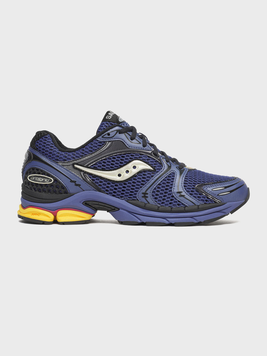 Saucony Progrid Triumph 4 sneakers Blue Black - zijkant