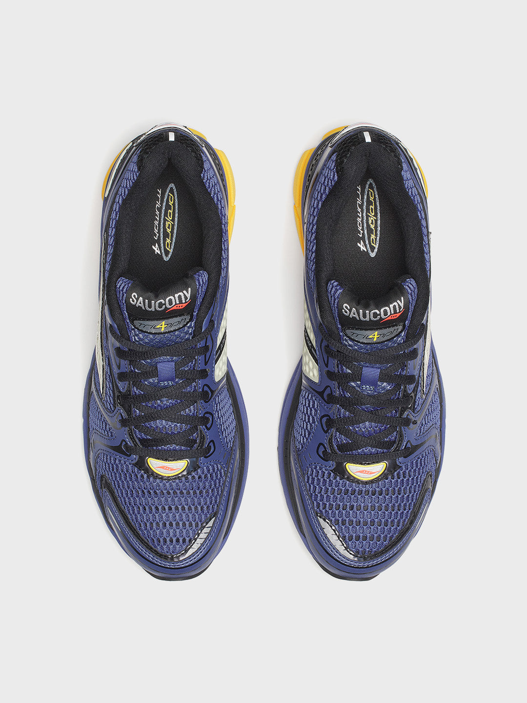 Saucony Progrid Triumph 4 sneakers Blue Black - bovenkant