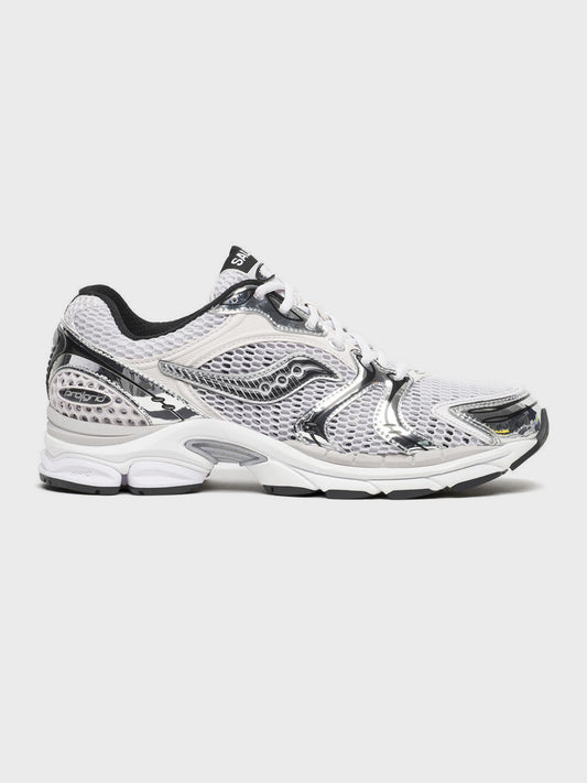 Saucony ProGrid Triumph 4 Sneakers Fog/Black - S101231-1003 - zijkant