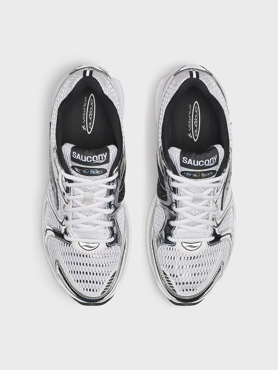 Saucony ProGrid Triumph 4 Sneakers Fog/Black - S101231-1003 - bovenkant