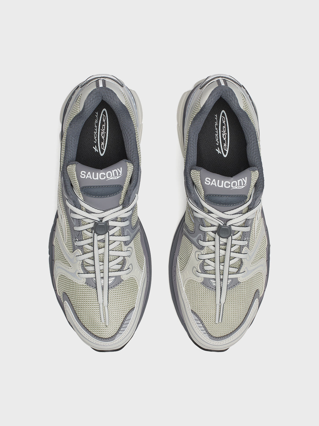 Saucony Progrid Triumph 4 Sneakers Green/Grey - bovenkant