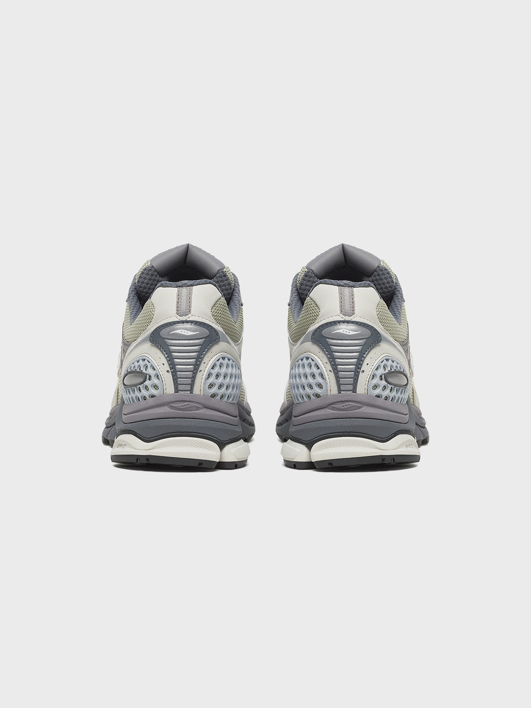Saucony Progrid Triumph 4 Sneakers Green/Grey - achterkant