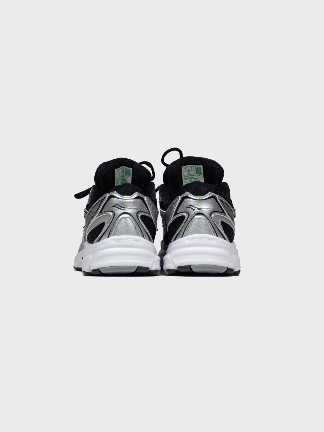 saucony shoes black silver