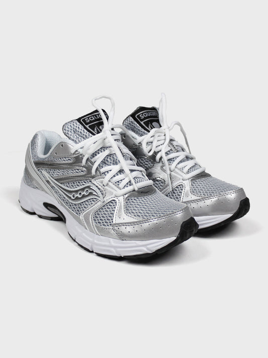 saucony sneakers silver