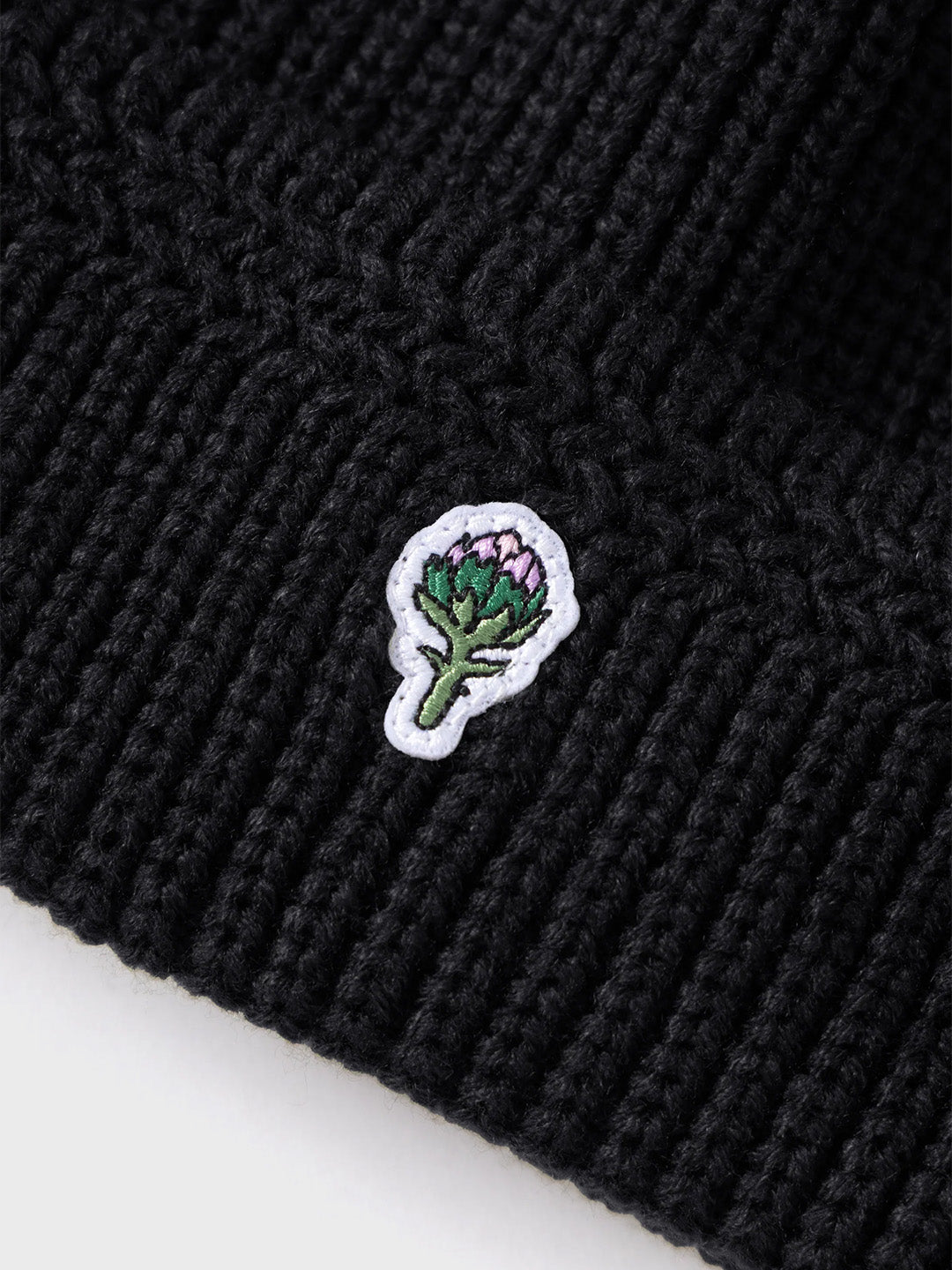 Service Works Artichoke Beanie Black – close-up