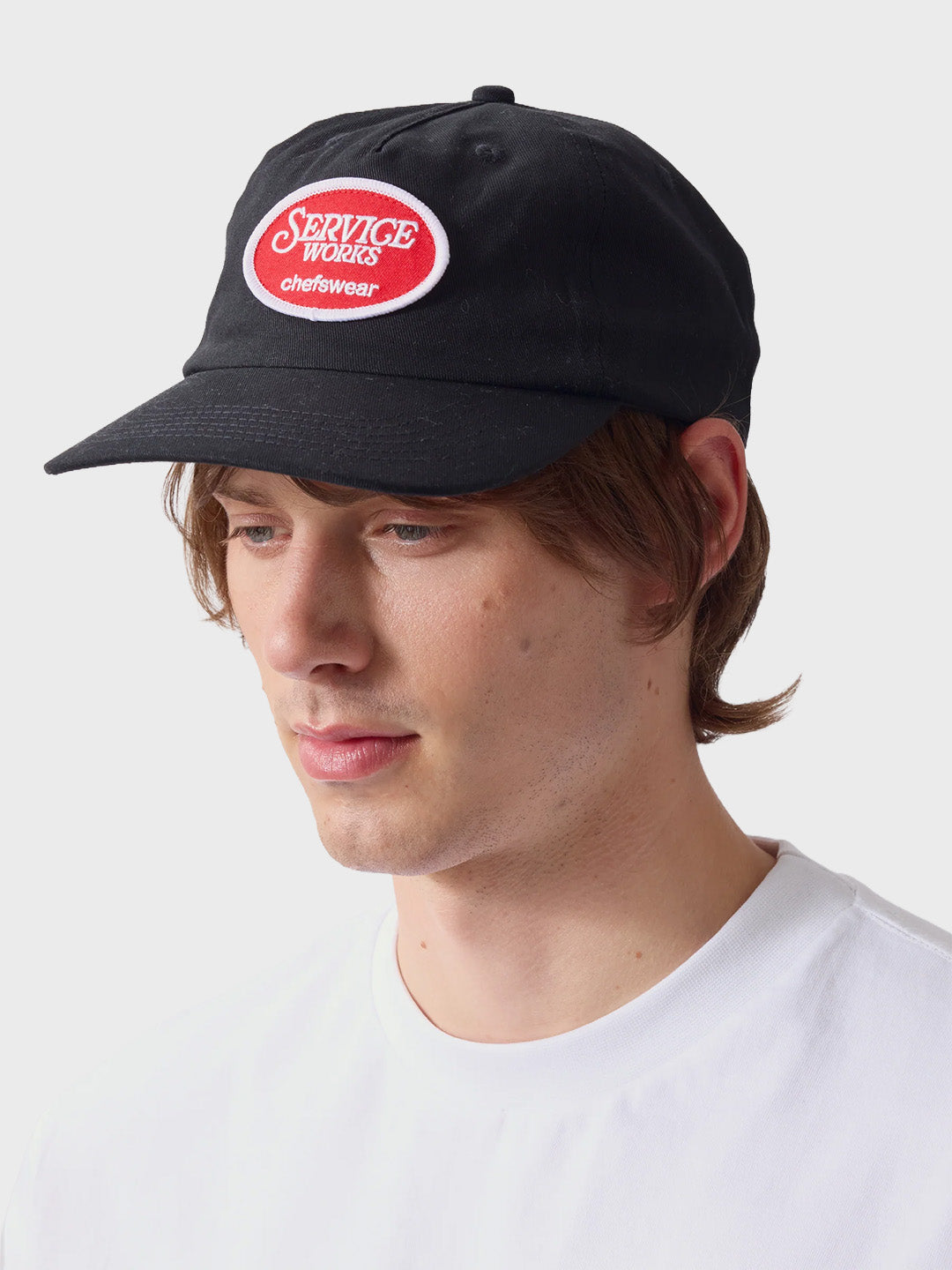 Service Works Chefswear Cap Black – voorkant