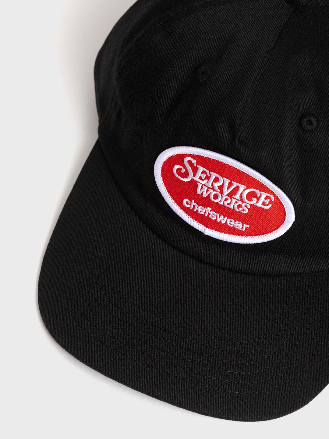 Service Works Chefswear Cap Black – patch