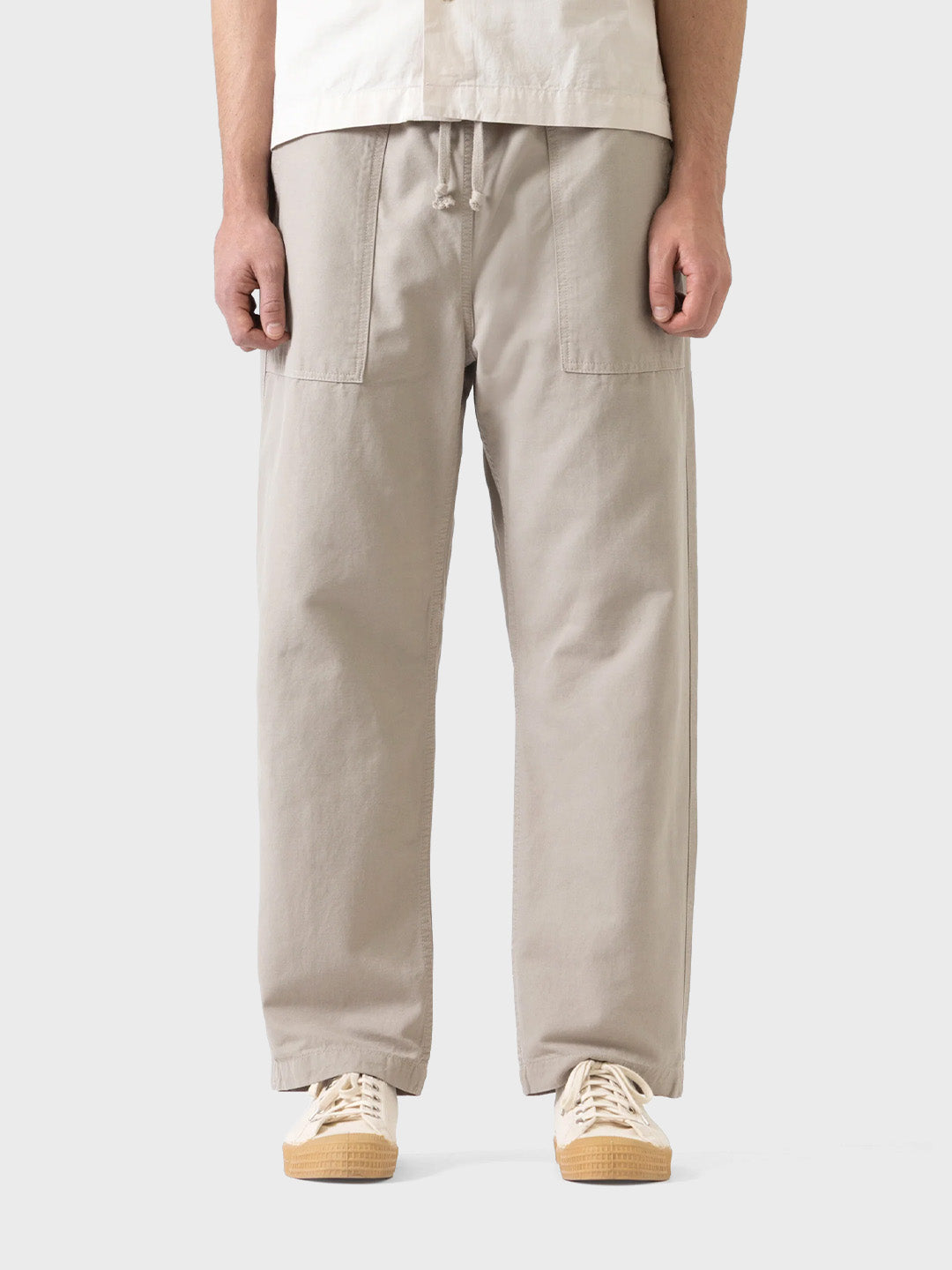 Service Works Classic Chef Pants Stone - voorkant