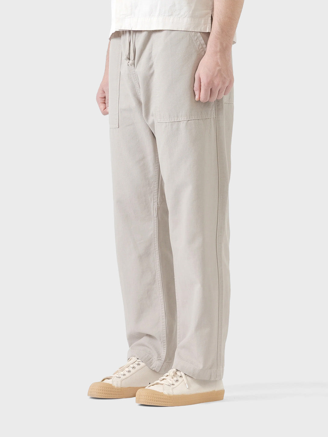 Service Works Classic Chef Pants Stone - zijkant