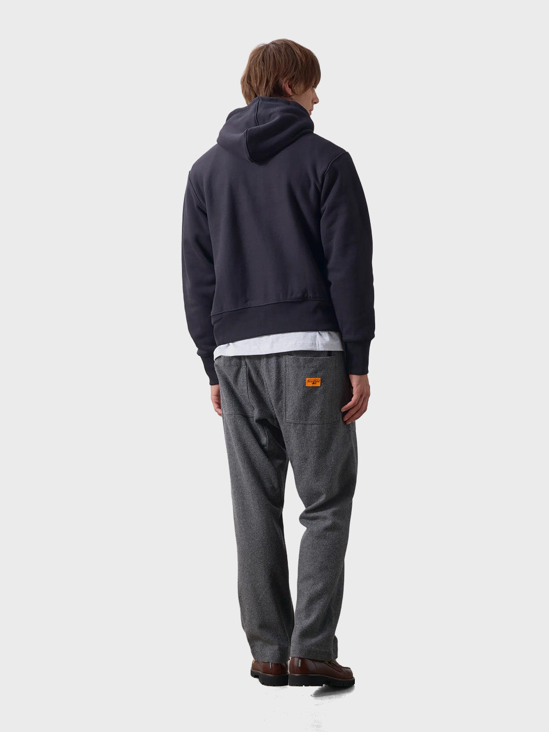 Service Works Flannel Chef Pants Charcoal – outfit achterkant