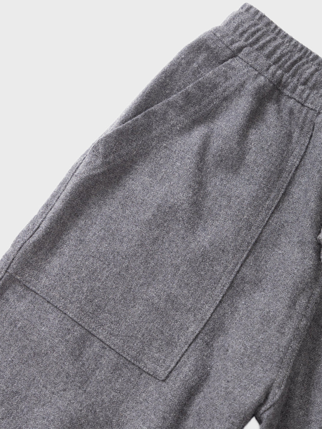 Service Works Flannel Chef Pants Charcoal – close-up