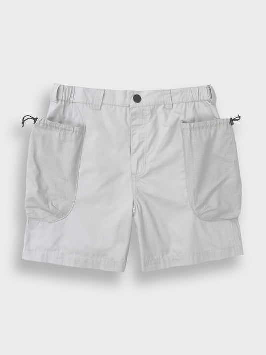 Service Works Gardner Shorts Silver - voorkant