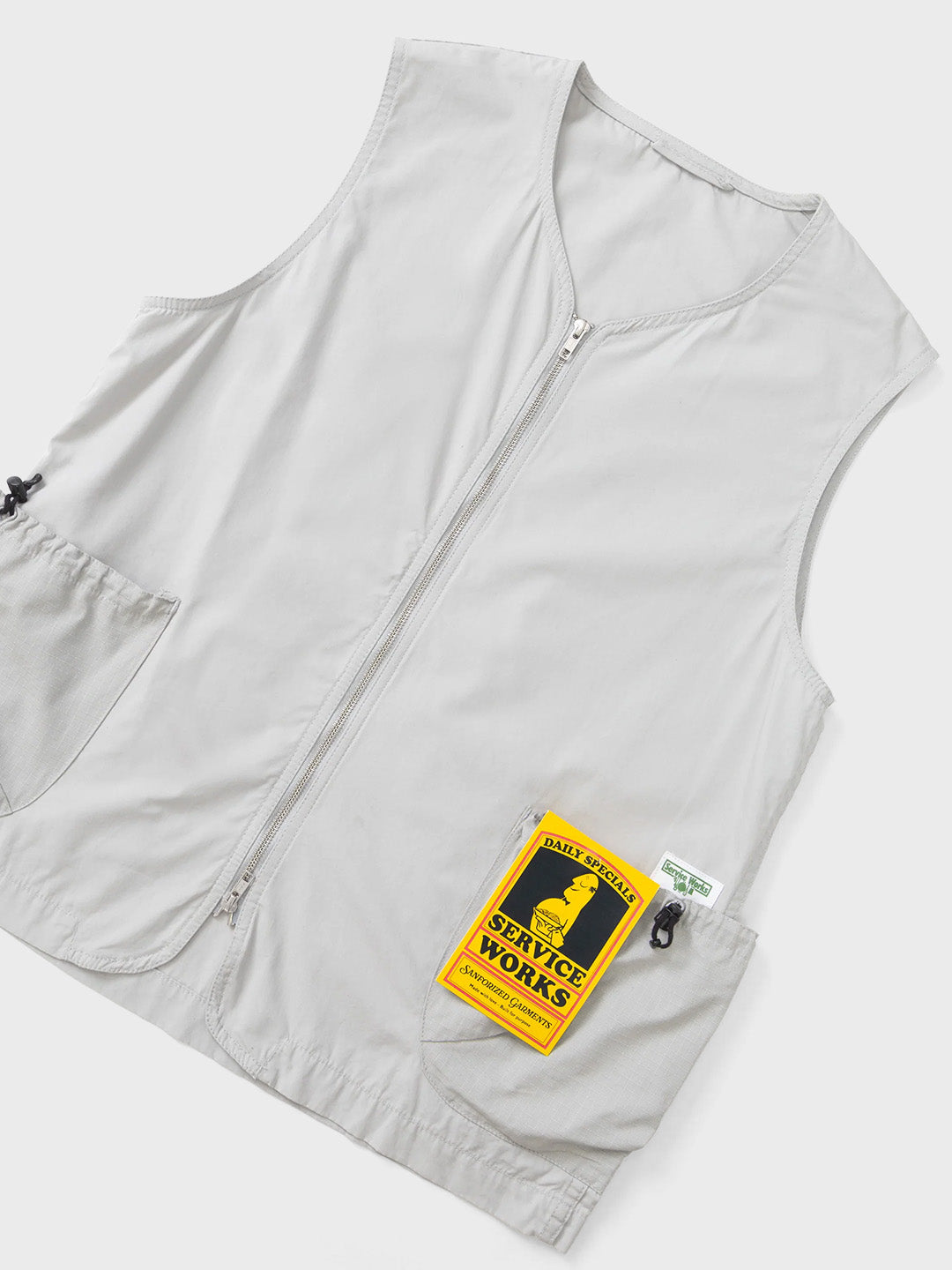 Service Works Gardner Vest Silver - close-up