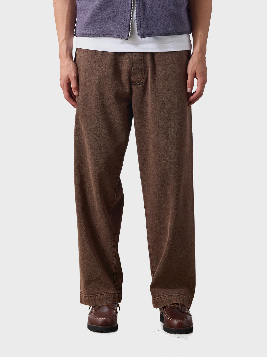 Service Works Over-Dyed Easy Chef Pants Umber