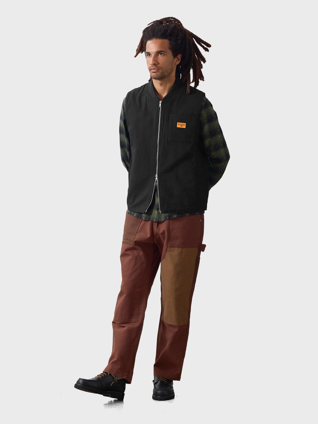 Service Works Padded Work Vest Black – outfit